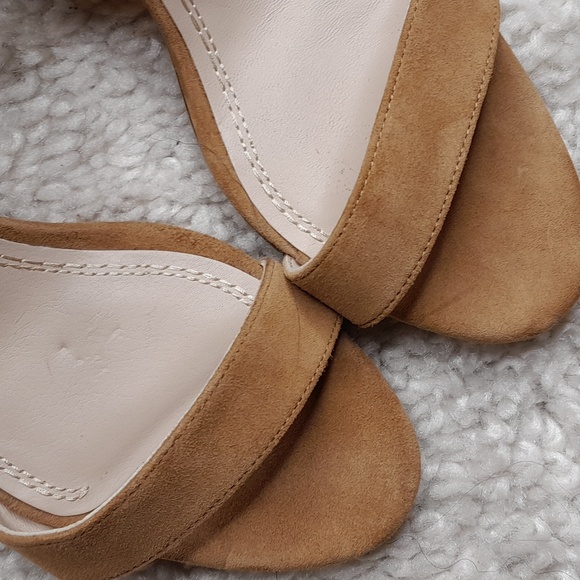 MAJE FARRIA suede block heels in camel size 40 - Picture 13 of 16